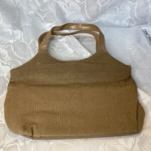 Sac a main beige en velours