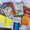 Divers dictionnaires et méthodes français pour écoles,associations sco.in