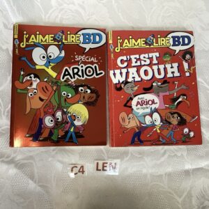 Lot de deux j’aime lire BD len.c4