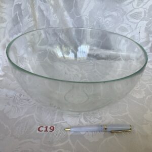 Grand Saladier en verre lisse Cui.c19