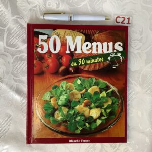 Livre cuisine 50 menus en 30 min liv.c21