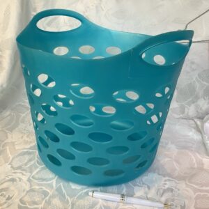 Panier poubelle de bureau turquoise mai.in
