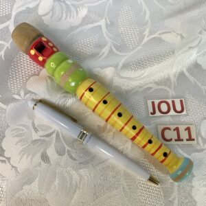 Petite flûte à bec en bois JOU.c11
