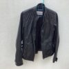 Blouson cuir noir taille S