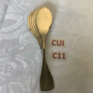 Lot de 6 cuillères à poisson cui.c11