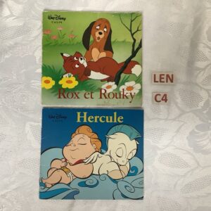 Lot de 2 petits livres Walt Disney câlin len.c4