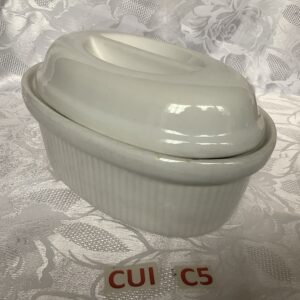 Terrine blanche écaillée Cui.c5