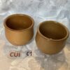 lot de 2 pots céramique pour crème dessert CUI.C1
