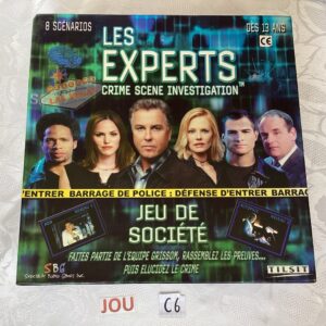 Les experts jeu d'investigation jou.c6