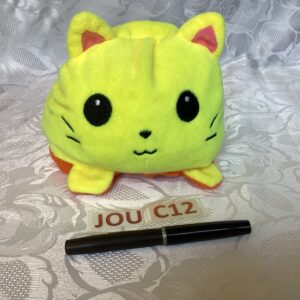 Peluche chat réversible JOU.c12