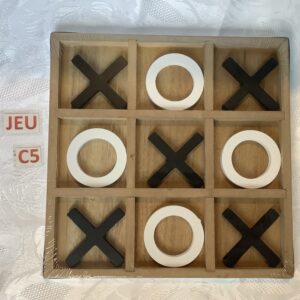 Grand jeu de morpion en bois neuf jeu.c5
