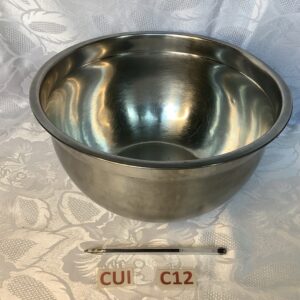 Grand saladier en métal cui.c12