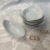 Lot de 5 verrines rondes blanches Cui.c13