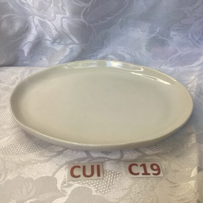 Plat/Assiette ovale neuve Cui.c19