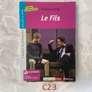 Le fils de Florian Zeller pièce de théâtre liv.c23