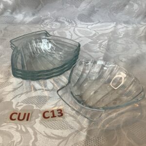 4 Raviers apéritif ou pour coquilles Pyrex Cui.c13