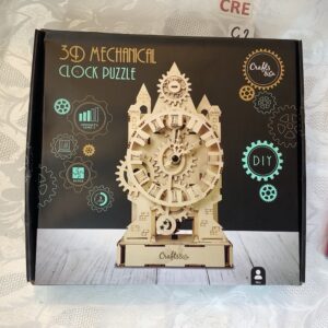 Horloge 3D à monter en bois cre.c2