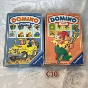 Lot de deux jeux de domino JOU.c10