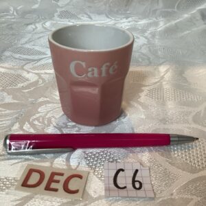 Petite tasse café rose dej.c6