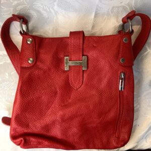 Sac à main rouge en smilicuir