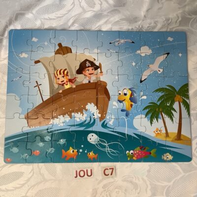 Puzzle de pirate 6x8 pièces complet avec modèle jou.c7