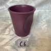 Gobelet céramique froissé mauve taille moyenne dej.c6