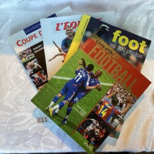 Lot de 4 livres pour fans de foot liv.c11