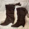 Bottes à talons taille 38 marron mod.c2