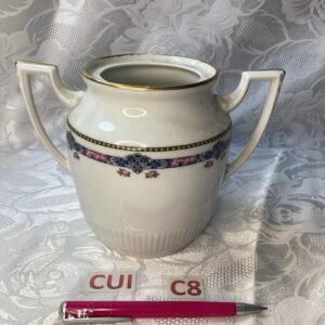 Grand sucrier en porcelaine sans couvercle Cui.c8
