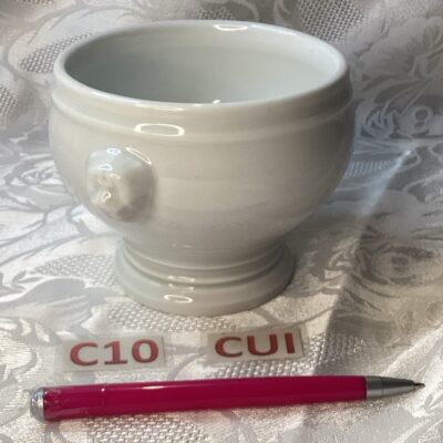 Bol à soupe blanc vintage Cui.c10