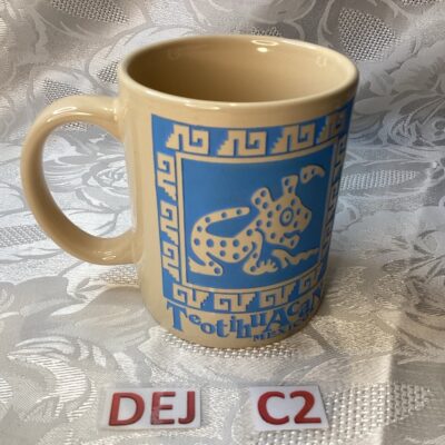 Mug Mexique beige et bleu dej.c2