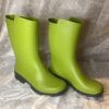 Paire de bottes de pluie verte et grise Solognac taille 35/36