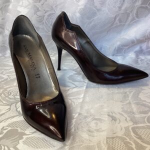 Escarpins talon aiguille lie de vin taille 39 Cha.c13