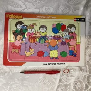 Puzzle anniversaire de tchoupi 15 p JOU.c7