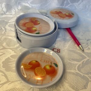 Boîte de sous verres à orangeade Cui.c8