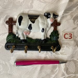 Accroche torchons vache en métal dec.c3