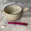 Mini cocotte avec manche crème Cui.c9