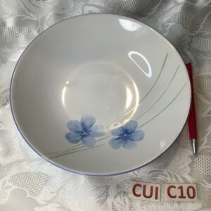 Assiette à soupe fleurs bleues Cui.c10