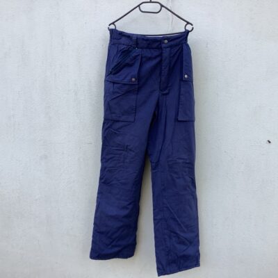 Pantalon ski, bleu, extérieur coton taille M