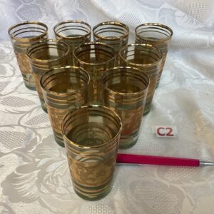 Lot de 10 verres à thé orientaux ver.c2