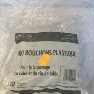 Sac de 100 bouchons en plastique neufs mai.