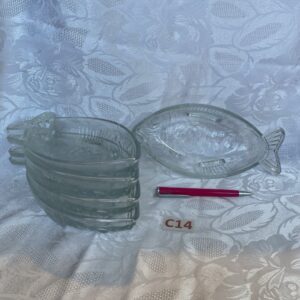 Plats pour apéritif en vente pressé forme poisson Cui.c14