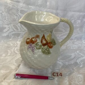 Grande Carafe vintage motif fruits Cui.c14