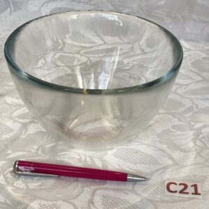 Petit saladier en verre très épais Cui.c21