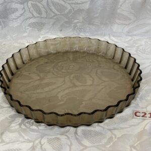 Plat à tarte verre fumé Cui.c21