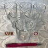 Lot de 6 petits verres à apéritif ver.c2