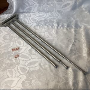 Porte serviette en acier 3 barres extensibles IKEA mai.c5