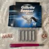 Lot de 10 lames Gillette Sensor Excel mai.c4