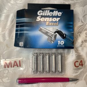 Lot de 10 lames Gillette Sensor Excel mai.c4