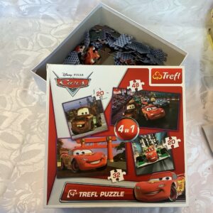 Lot de 4 petits puzzles Cars complets JOU.c11